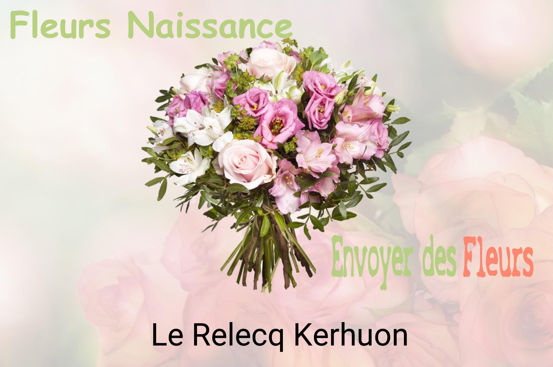 Bouquet de fleurs de naissance livré à Le Relecq-Kerhuon